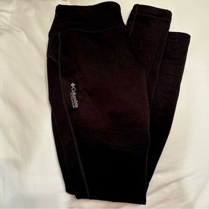 Columbia Sportswear Titanium Fleece Leggings Black - Like New!